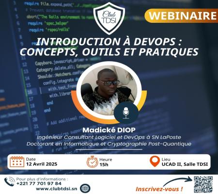 Webinaire TDSI : Introduction à DevOps